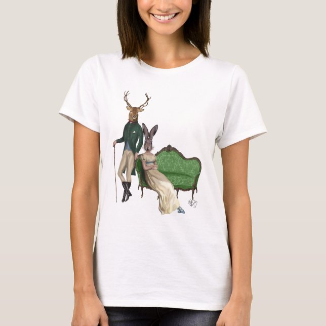 T-shirt Mr Deer and Mrs Rabbit (Devant)