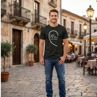 T-shirt Mr. Groom Just Married  | Honeymoon Couples 