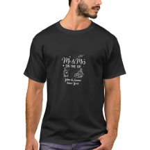 Mr & Mrs On The Go – Custom Couple Shirt