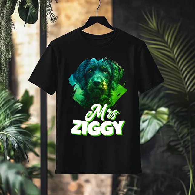T-shirt Mr. Ziggy Personalized Dog Photo,Custom Pet Lover (Créateur téléchargé)