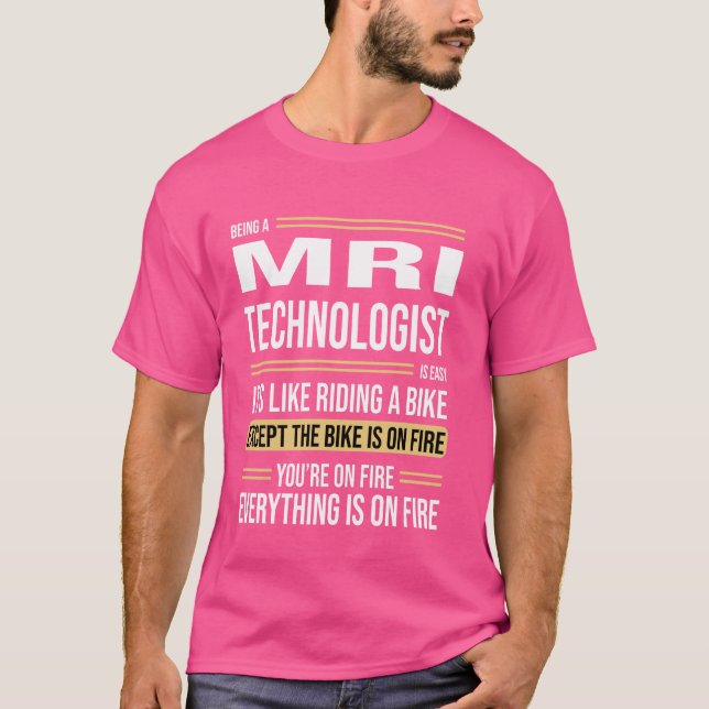 T-shirt Mri Technologue Définition Drôle (Devant)