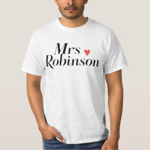 T-shirt Mrs Robinson - Citation Iconique Vintage