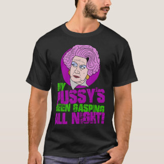 T-shirt Mrs Slocombe Mon chat haletait toute la nuit Quo