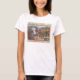 T-shirt Ms Fr 5054 f.11 La bataille d'Agincourt, 1415, pou