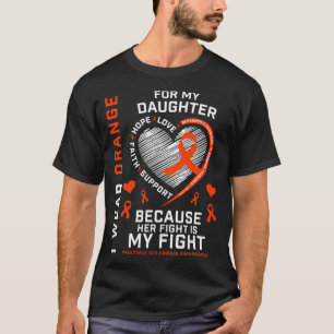 T-shirt MS Vêtements Lutter Fille Sclérose en plaques Cons