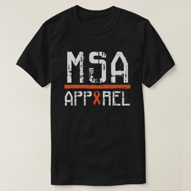 T-shirt MSA- habillement (Design devant)