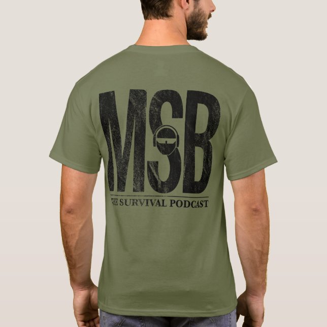 T-shirt MSB soutiennent complètement (Dos)
