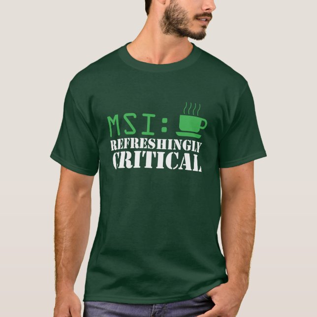 T-shirt MSI : Pièce en t de manière rafraîchissante (Devant)
