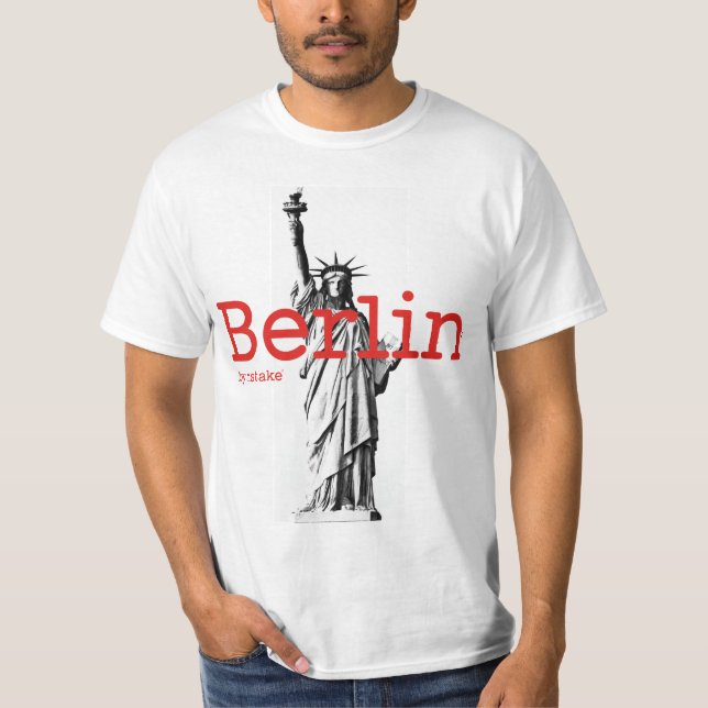 T-shirt Mstake de Berlin et de New York (Devant)