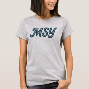 T-shirt MSY New Orleans Airport Code - Louis Armstrong Int