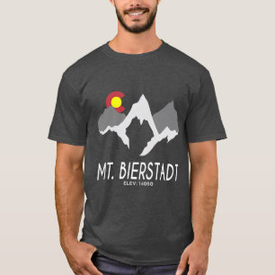 T-shirt Mt Bierstadt Randonnée Colorado Hommes de montagn