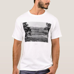 T-shirt Mt. Capot de photographie de vallée de la rivièr