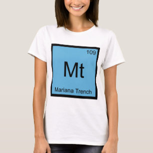 T-shirt Mt - Chimie du fossé des Mariannes Symbole d'éléme