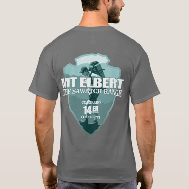 T-shirt Mt Elbert (flèche T) (Dos)