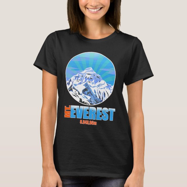 T-shirt Mt Everest escalade Cool et randonnée (Devant)