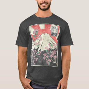 T-shirt Mt Fuji Cerry Blossom Fujiyama Esthétique japonais