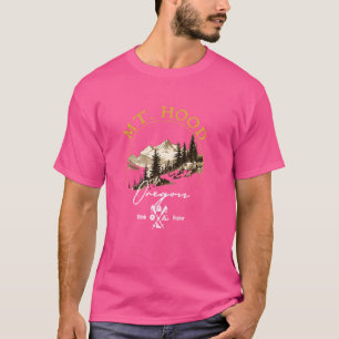 T-shirt Mt Hood Retro Vêtements Vintages - Mt Hood Souveni