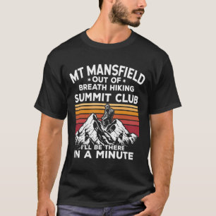T-shirt Mt Mansfield Hors d'Haleine Randonnée Sommet Je Se