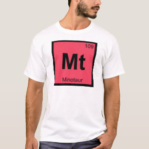 T-shirt Mt - Minotaure Chimie Grecque Tableau Périodique