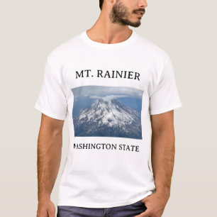 T-shirt MT. Rainier Aerial Photo Stratus Cloud 2