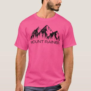 T-shirt Mt Rainier Chemise Mont Rainier Parc national Rain