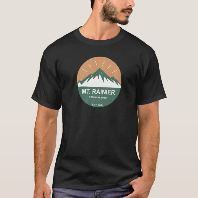 T-shirt Mt. Rainier National Park Premium_7 (Devant)