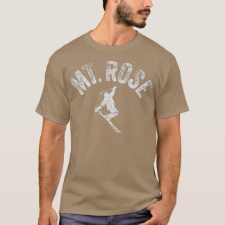 T-shirt Mt Rose Ski Winter ahoe Skiing Cool Skier ahoe Fre