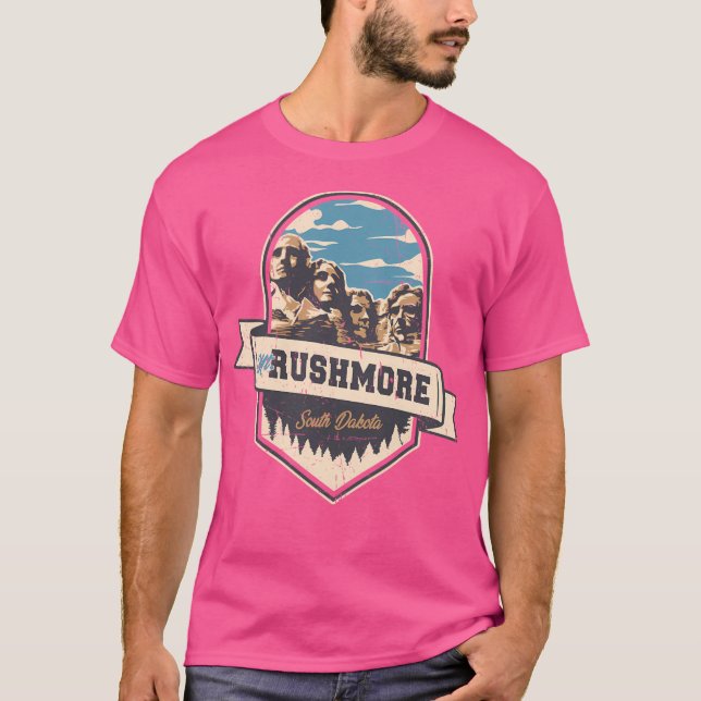 T-shirt Mt. Rushmore Dakota du Sud (Devant)