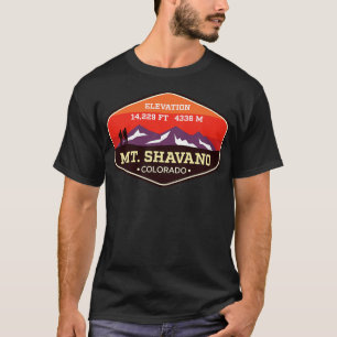 T-shirt Mt Shavano Colorado 14ers Escalade de montagne Bad