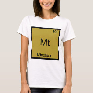 T-shirt Mt - Tee du symbole d'élément de chimie drôle de M