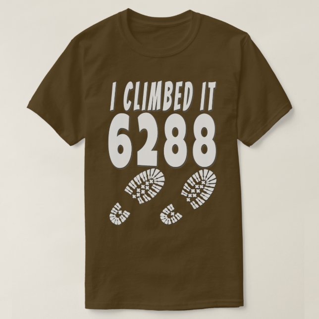 T-shirt Mt Washington I L'A Grimpé 6288 Mont NH48 Nouveau  (Design devant)