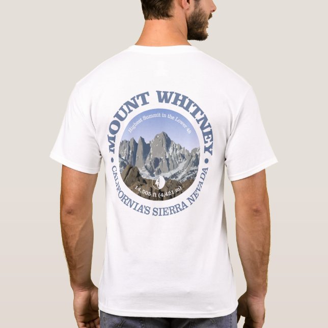 T-shirt Mt Whitney (Dos)