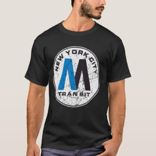 T-shirt MTA métro New York City Transit MTA Train Retro Ne