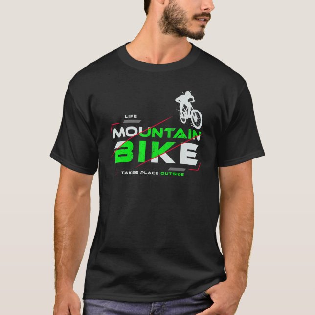 T-shirt Mtb Accessoires VTT E Vélo Downhill Bicy (Devant)