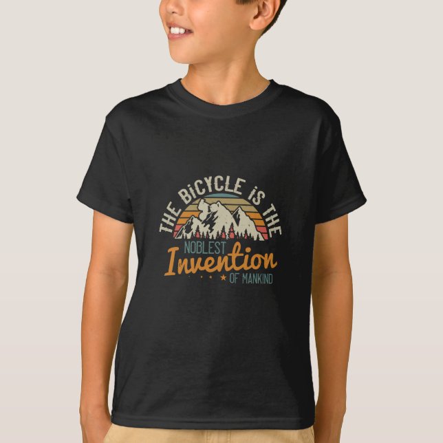 T-shirt MTB - Le Vélo Est La Plus Noble Invention (Devant)