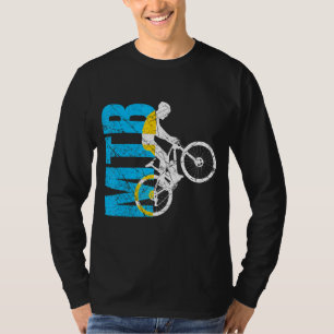 T-shirt Mtb Lettres VTT Trail Park Cyclist