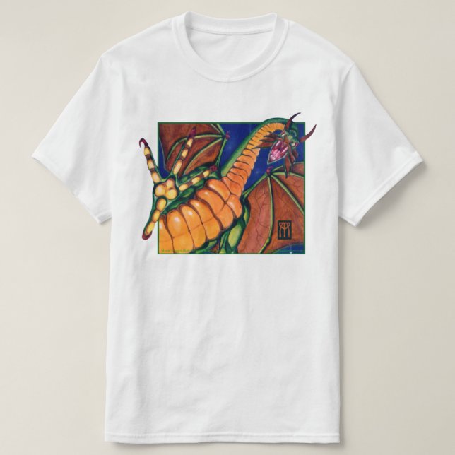 T-shirt MtG Shivan Dragon (Design devant)