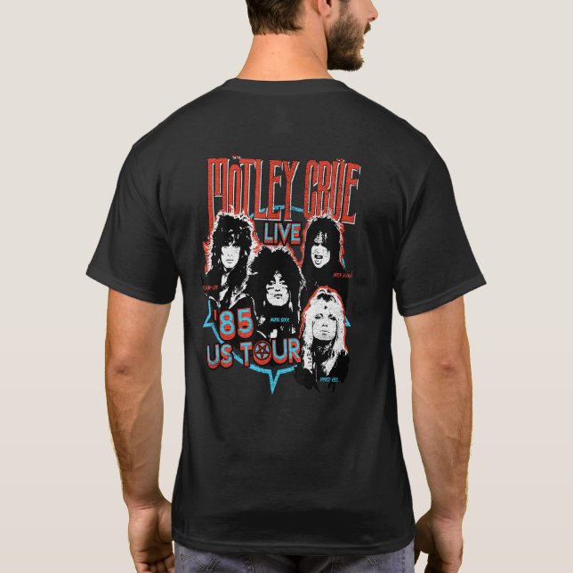 T-shirt Mtley Cre 85 Us Tour (Dos)