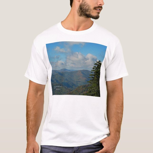 T-shirt Mtns fumeux : Mtns appellent… John Muir (Devant)