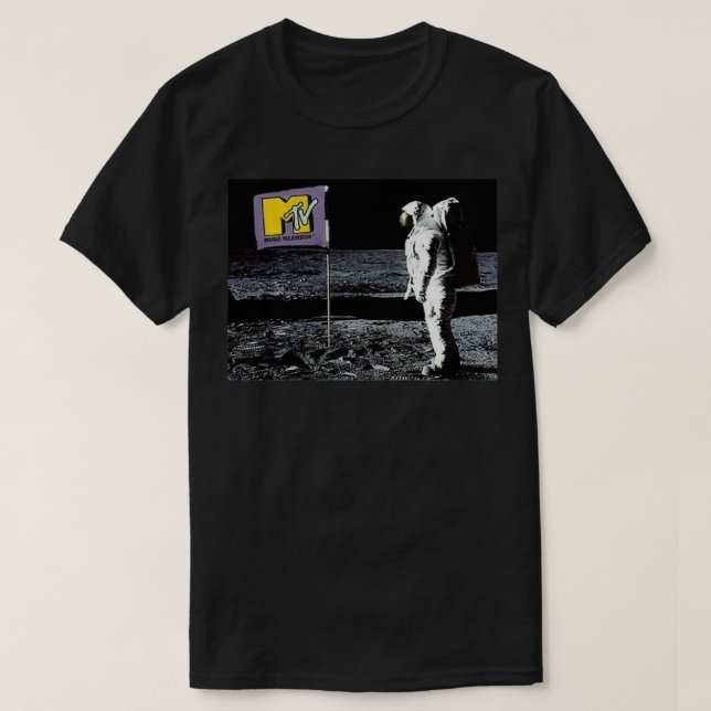 T-shirt MTV Astronaut Moon (Design devant)
