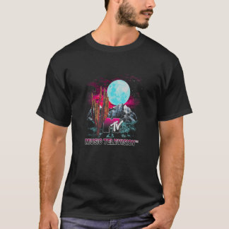 T-shirt MTV Music Television Retro Rainbow Desert Moonligh