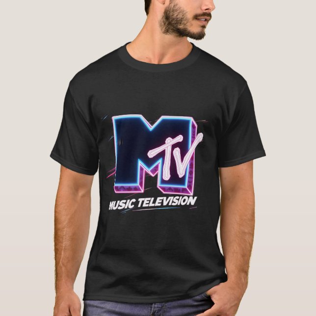 T-shirt MTV Musique Télévision design (Devant)