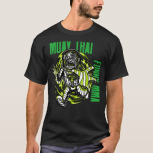 T-shirt Muay astronaute thaïlandais singe, espace, Mixed m