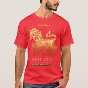 T-shirt Muay Thai Boran Est Né Pour Combattre