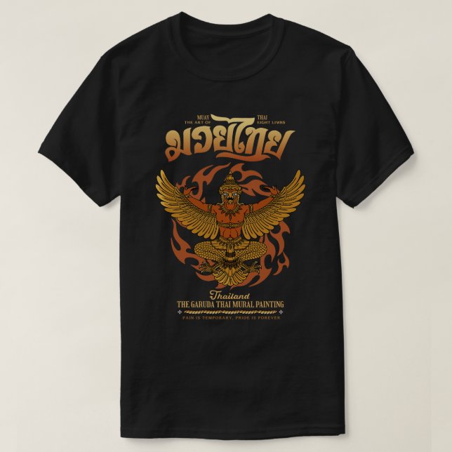 T-shirt Muay Thai Boran Sak Yant The Garuda (Design devant)