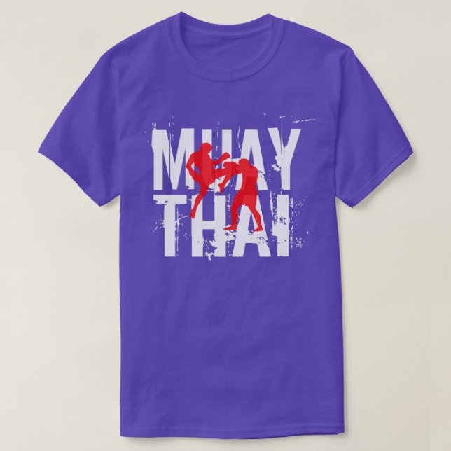 T-shirt Muay Thai Boxing Thaiboxer Fighter (Design devant)