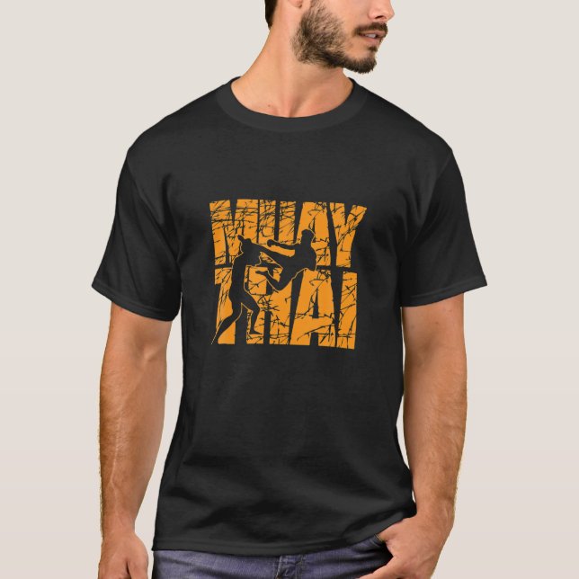 T-shirt Muay Thai Combattre Avec Style (Devant)