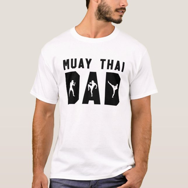 T-shirt Muay Thai Dad Funny MIXED MARTIAL ART père (Devant)