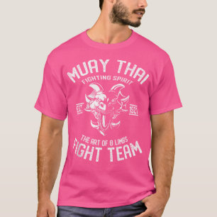 T-shirt Muay Thai Dragon Fight Team Thai Boxe Et Kickbo