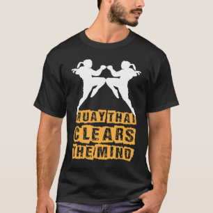 T-shirt Muay Thai Efface L'Esprit Je Thai Boxing Je Muay T